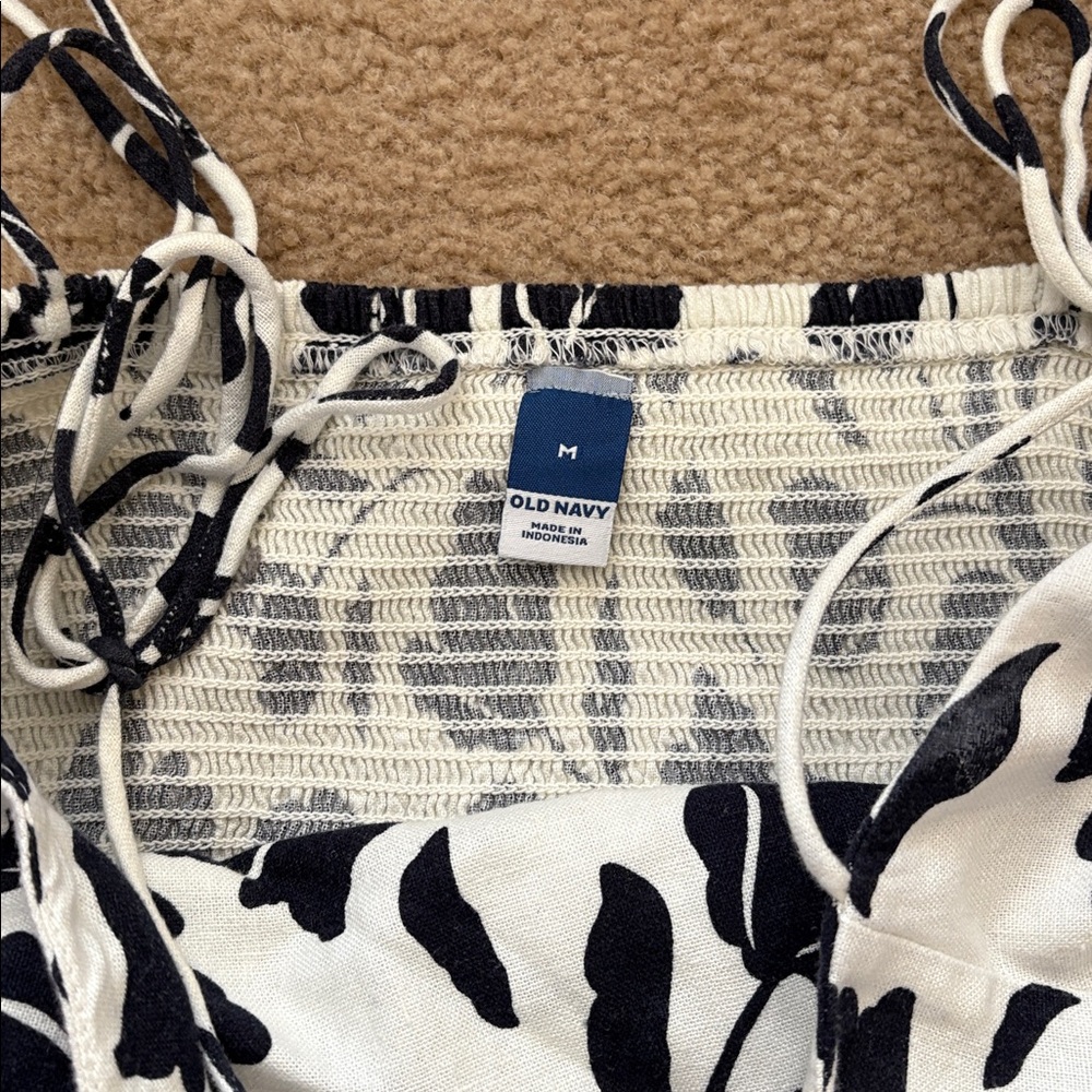 Old Navy Women’s Fit & Flare Tie-Strap Mini Dress - Picture 2 of 3
